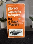 Realistic 12-1875A Stereo Cassette To 8TRACK Adapter Untested. Fixed Price $15.00.