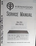 Kenwood KA-7011 Amplifier Service Manual Original Hsq. Fixed Price $49.99.