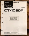 Pioneer CT-1080R Cassette Add. Service Manual *original*. Fixed Price $14.97.