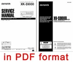 Aiwa XK-S9000 Service & User Manual Operating Instructions. Fixed Price $6.90.