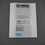 Akai CS-MO1A Stereo Cassette Deck Operator's Manual Vintage. Fixed Price $15.99.