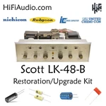 Scott LK48-B Tube Amplifier Restoration Repair Upgrade Rebuild Kit Capacitor. Fixed Price $165.00.