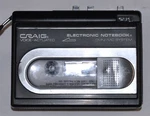 Craig #J512 Electronic Notebook Cassette Player/recorder School Surplus Good. Fixed Price $24.50.
