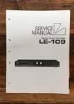 Luxman LE-109 Phono Amplifier Service Manual *original*. Fixed Price $24.97.