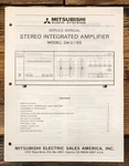 Mitsubishi DA-U155 Amplifier Service Manual *original*. Fixed Price $14.97.