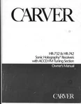 Carver HR-732 Receiver Owners Manual. Fixed Price $22.24.