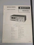 Sanyo Rd 5035 Cassette Tape Deck Service Manual D-5318. Fixed Price $54.95.