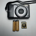 Canon Powershot A2000 Is 10.0MP Digital Camera Tested + 4GB Sd Card, Batteries. Fixed Price $114.31.