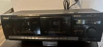 Teac W-505R Black Auto Reverse Double Cassette Deck Stereo Rca In/out. Fixed Price $74.00.