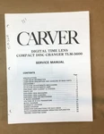 Carver TLM-3600 Cd Player Service Manual *original*. Fixed Price $24.97.
