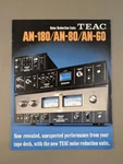 Teac AN-180/AN-80/AN-60 Noise Reduction Units Brochure D-1505. Fixed Price $64.95.