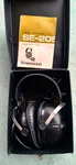 Vintage Pioneer Stereo Headphones Model# SE-205 With Original Case And Manual. Fixed Price $32.00.