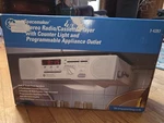 General Electric Spacemaker 7-4287 Stereo Radio Cassette Player Under Cabinet. Fixed Price $75.00.