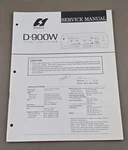 Sansui Cassette Deck D-900W Service Manual D-2708. Fixed Price $54.95.