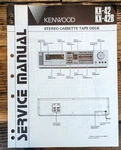 Kenwood KX-42B Cassette Service Manual *original*. Fixed Price $19.97.