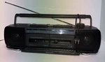 Realistic Dual Cassette Dubbing Boombox SCR-41 Tested.. Fixed Price $30.00.