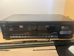 Vintage 1980S Technics RS-D190W Stereo Double Audio Cassette Untested. Fixed Price $30.00.