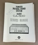 Yamaha CA-500 Integrated Amplifier Service Manual D-686. Fixed Price $99.95.