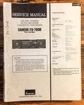Sansui FX-700R Cassette Service Manual *original*. Fixed Price $19.97.