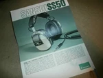 Vintage 1970'S Brochure Sansui SS50 Stereo Headphones. Fixed Price $24.99.