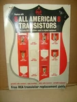 Vintage Rca Display - All American Transistors 2N405 2N407 2N408 2N409. Fixed Price $74.50.
