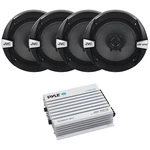 Jvc CS-DR162 6.5" 300W 2-WAY Coaxial Car Speakers (qty 4), Channel Amplifier. Fixed Price $178.00.