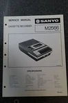 Sanyo M2566 Service Manual. Fixed Price $21.99.