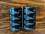 2 New Replacement Main Filter Capacitors For Carver TFM-15CB 15000 Uf 63V. Fixed Price $25.00.