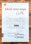 Akai AT-S55 AM-U55 Tuner / Amplifier Service Manual *original*. Fixed Price $19.97.