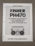 Fisher PH470 Am/fm Stereo Cassette Recorder Service Manual D-2174. Fixed Price $64.95.