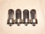 4 X 6080(6AS7) Rca Tubes*black Plates*very Strong Match QUAD*#22. Fixed Price $65.99.