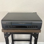 Panasonic Vcr PV-7450 Blue Line Omnivision Vhs 4-HEAD No Remote Tested Works. Fixed Price $54.99.