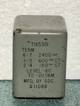 Adc A11088 Audio Transformer - In 600/150 Out 2400 Ohms Used Ge Console. Fixed Price $48.00.