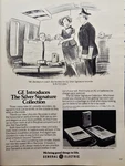 1980 G-e Silver Signature Cassette Recorders Print Saxon Art **read Descr**. Fixed Price $14.77.