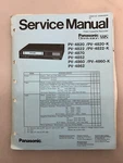 Panasonic PV-4820 4822 4870 4852 4860 4862 Original Service Manual Free Shipping. Fixed Price $14.00.