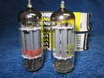 Nib Matched Pair Sylvania 12BH7A Square Plate Tube Halo Getter Balanced. Fixed Price $69.99.