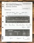 Kenwood KX-W4070 KX-W6070 Cassette Service Manual *original*. Fixed Price $19.97.