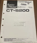 Pioneer CT-S200 Stereo Cassette Deck Original Service Repair Manual. Fixed Price $14.94.