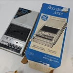 General Electric Silhouette Series Portable Cassette Recorder Slim Profile Vtg. Fixed Price $19.47.