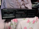 Vintage Pioneer CT-W250 Double Cassette Deck. Fixed Price $70.00.