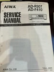 Aiwa AD-R507 AD-F410 Repair Service Manual From The Usa **original**. Fixed Price $14.99.