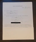 Chicago Cubs Doug Bird Player Authorization Form 1981 Awesome. Fixed Price $174.78.