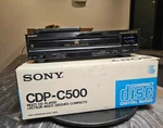 Sony CDP-C500 5-DISC Player Tested, W/ Remote & Box Rare Vintage 1989 Mij. Fixed Price $129.99.