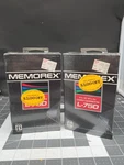 2 Memorex L-750 Betamax Blank Tape New Sealed. Fixed Price $14.99.