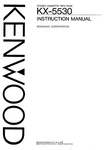 Kenwood Kx- 5530 Cassette Owners Instruction Manual. Fixed Price $24.24.