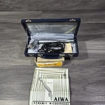 Vintage Aiwa Dynamic Microphone, DM-13 With Cable.. Fixed Price $60.00.