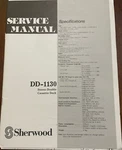 Sherwood DD-1130 Stereo Double Cassette Deck Original Service Repair Manual. Fixed Price $19.94.