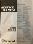 Sherwood CD345R Service Manual **original**. Fixed Price $18.99.