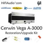 Cerwin Vega A3000 Amplifier Restoration Kit Repair Upgrade Recap Capacitor. Fixed Price $175.00.