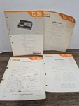 Sony Cassette Tapecorder Player TC-160 Service Manual & Supplement Lot. Fixed Price $17.99.